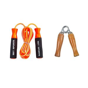 Skipping Rope with Hand Strengthener orange