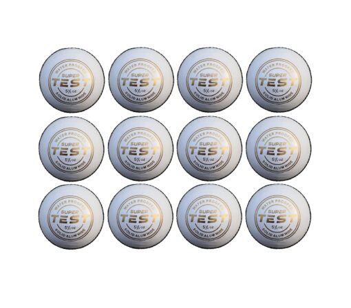 Cricket Balls, White, Pack of 12