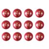 Leather Cricket Ball, Red pack of 12