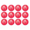 Leather Cricket Balls pink pack of 12