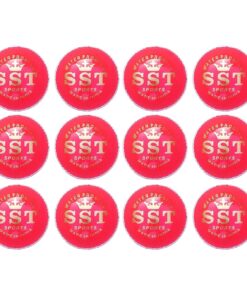 Leather Cricket Balls pink pack of 12