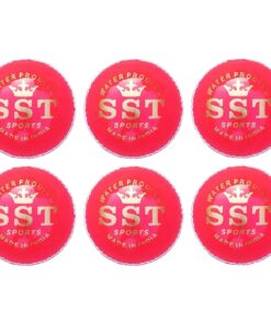 Leather Cricket Balls pink pack of 6